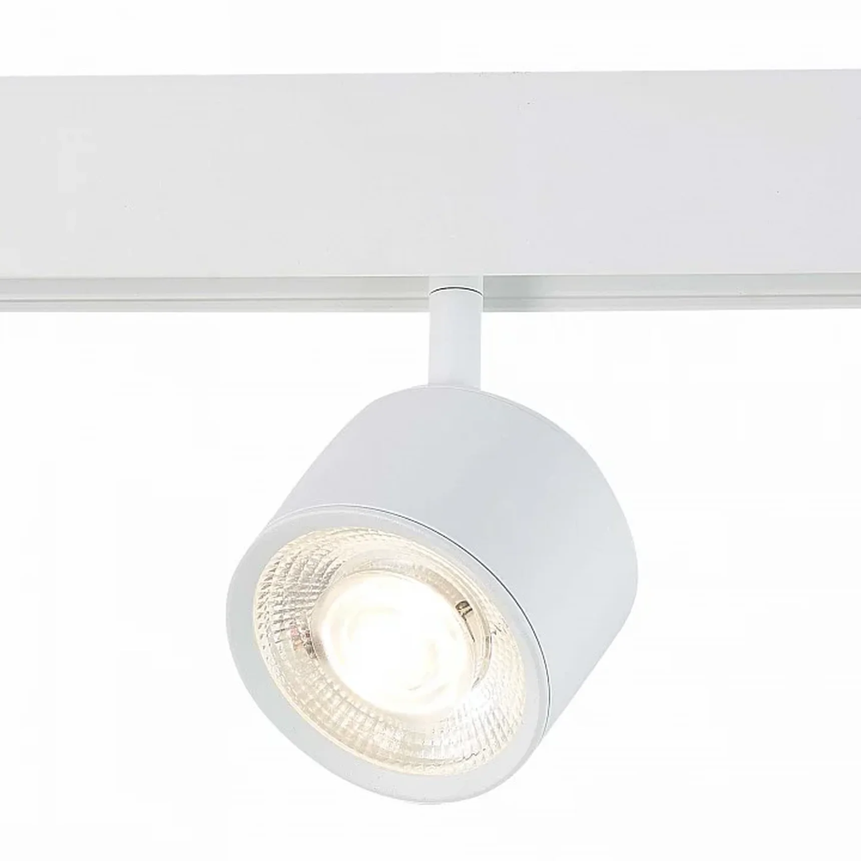 Магнитный трековый светильник белый LED 1*6W 4000K 560Lm Ra>80 36° IP20 L120xW81xH138 48V