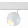 Магнитный трековый светильник белый LED 1*12W 3000K 680Lm Ra>80 36° IP20 L120xW100xH195 48V