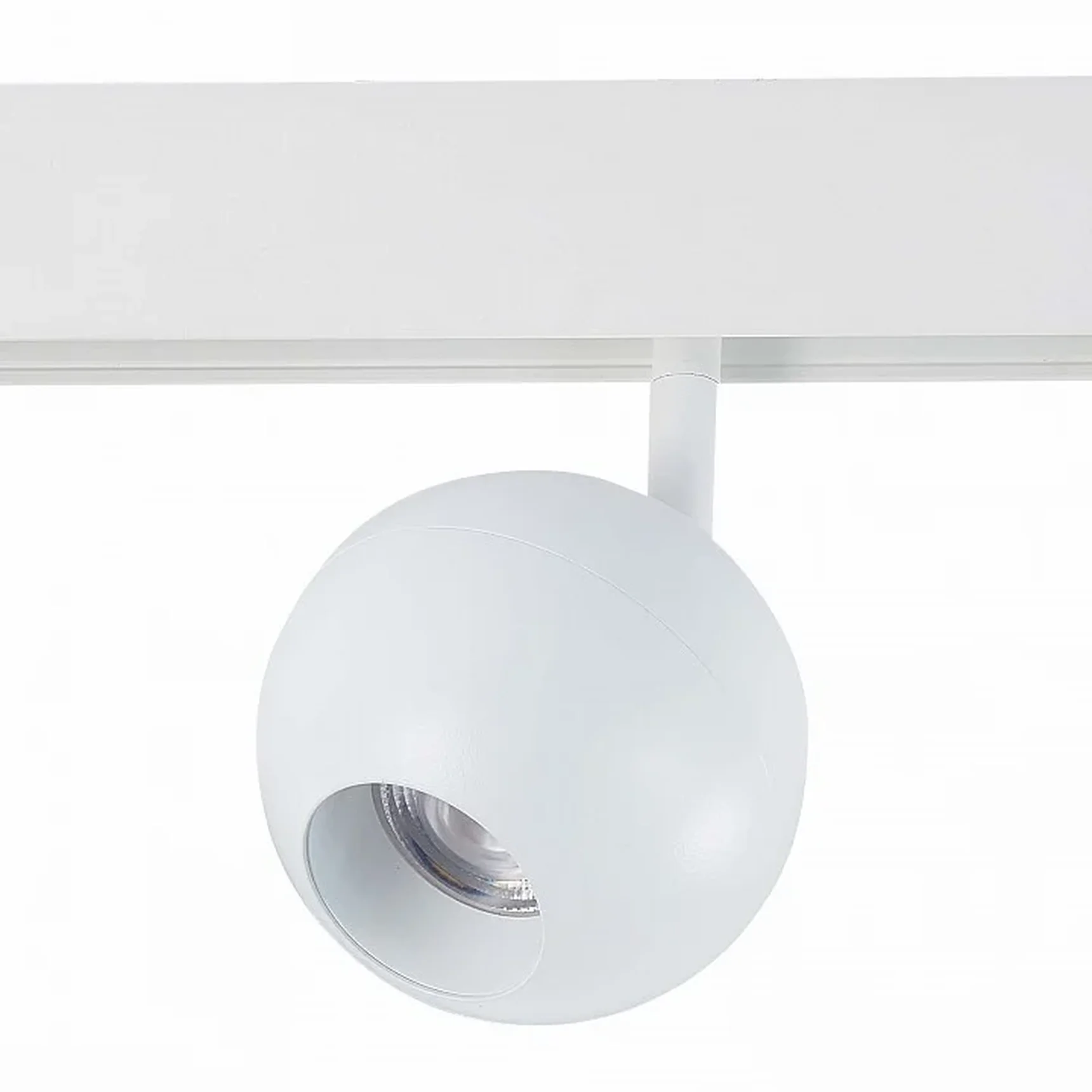 Магнитный трековый светильник белый LED 1*12W 3000K 680Lm Ra>80 36° IP20 L120xW100xH195 48V