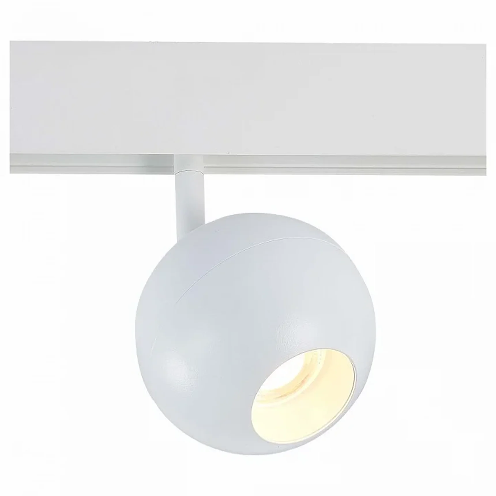 Магнитный трековый светильник белый LED 1*12W 3000K 680Lm Ra>80 36° IP20 L120xW100xH195 48V