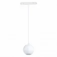 Магнитный трековый светильник подвесной белый LED 1*12W 4000K 750Lm Ra>80 36° IP20 D100xH92 48V