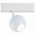 Магнитный трековый светильник белый LED 1*12W 4000K 680Lm Ra>80 36° IP20 L120xW100xH195 48V