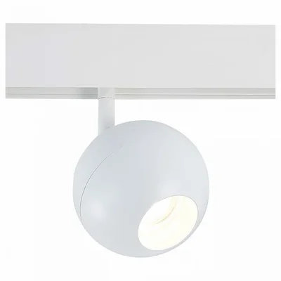 Магнитный трековый светильник белый LED 1*12W 4000K 680Lm Ra>80 36° IP20 L120xW100xH195 48V