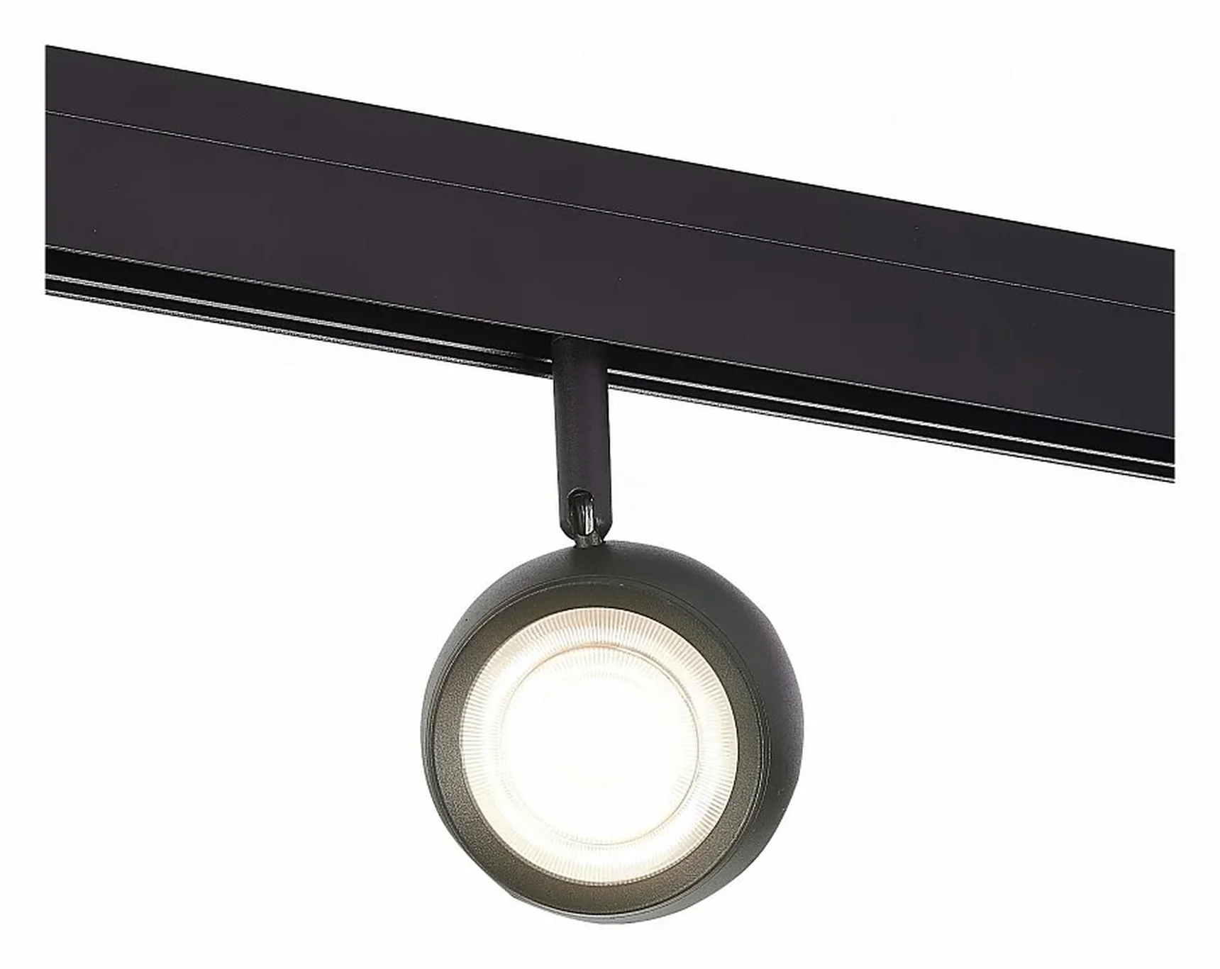 Магнитный трековый светильник Черный LED 1*10W 4000K 470Lm Ra>80 IP20 L120xW50xH176 48V