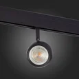 Магнитный трековый светильник Черный LED 1*10W 4000K 470Lm Ra>80 IP20 L120xW50xH176 48V