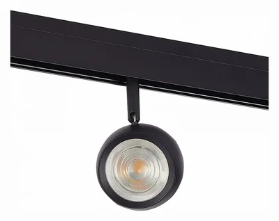 Магнитный трековый светильник Черный LED 1*10W 4000K 470Lm Ra>80 IP20 L120xW50xH176 48V