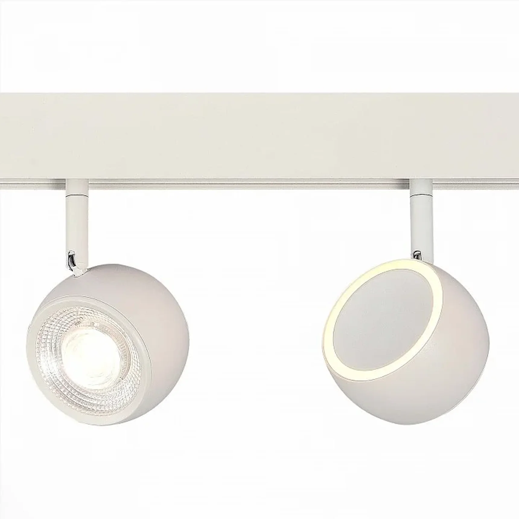 Магнитный трековый светильник Белый LED 1*10W 3000K 470Lm Ra>80 36° IP20 L120xW50xH176 48V