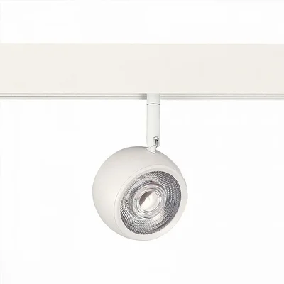 Магнитный трековый светильник Белый LED 1*10W 3000K 470Lm Ra>80 36° IP20 L120xW50xH176 48V