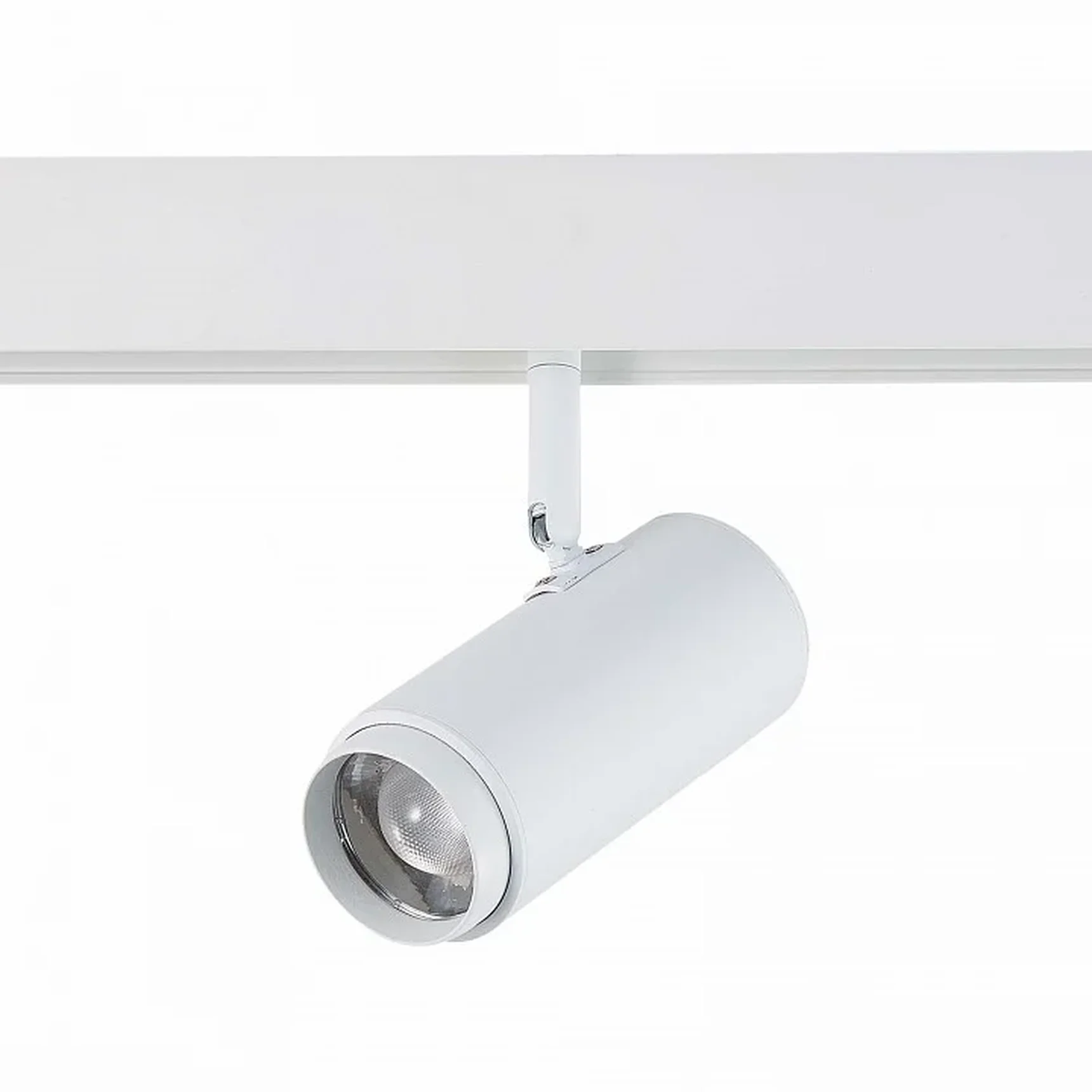 Магнитный трековый светильник ZOOM белый LED 1*6W 3000K 667Lm Ra>80 10-60° IP20 L137xW59xH178 48V