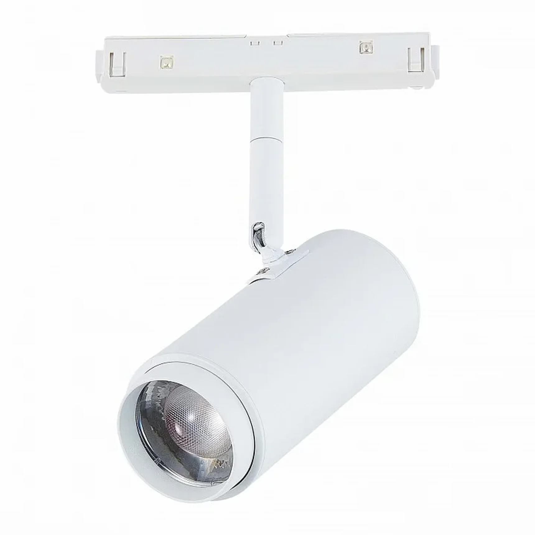 Магнитный трековый светильник ZOOM белый LED 1*6W 3000K 667Lm Ra>80 10-60° IP20 L137xW59xH178 48V