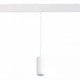 Магнитный трековый светильник подвесной ZOOM белый LED 1*6W 4000K 667Lm Ra>80 10-60° IP20 D60xH120