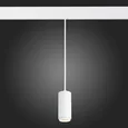 Магнитный трековый светильник подвесной ZOOM белый LED 1*6W 4000K 667Lm Ra>80 10-60° IP20 D60xH120