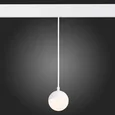 Магнитный трековый светильник подвесной белый LED 1*7W 3000K 520Lm Ra>80 120° IP20 D90xH90 48V