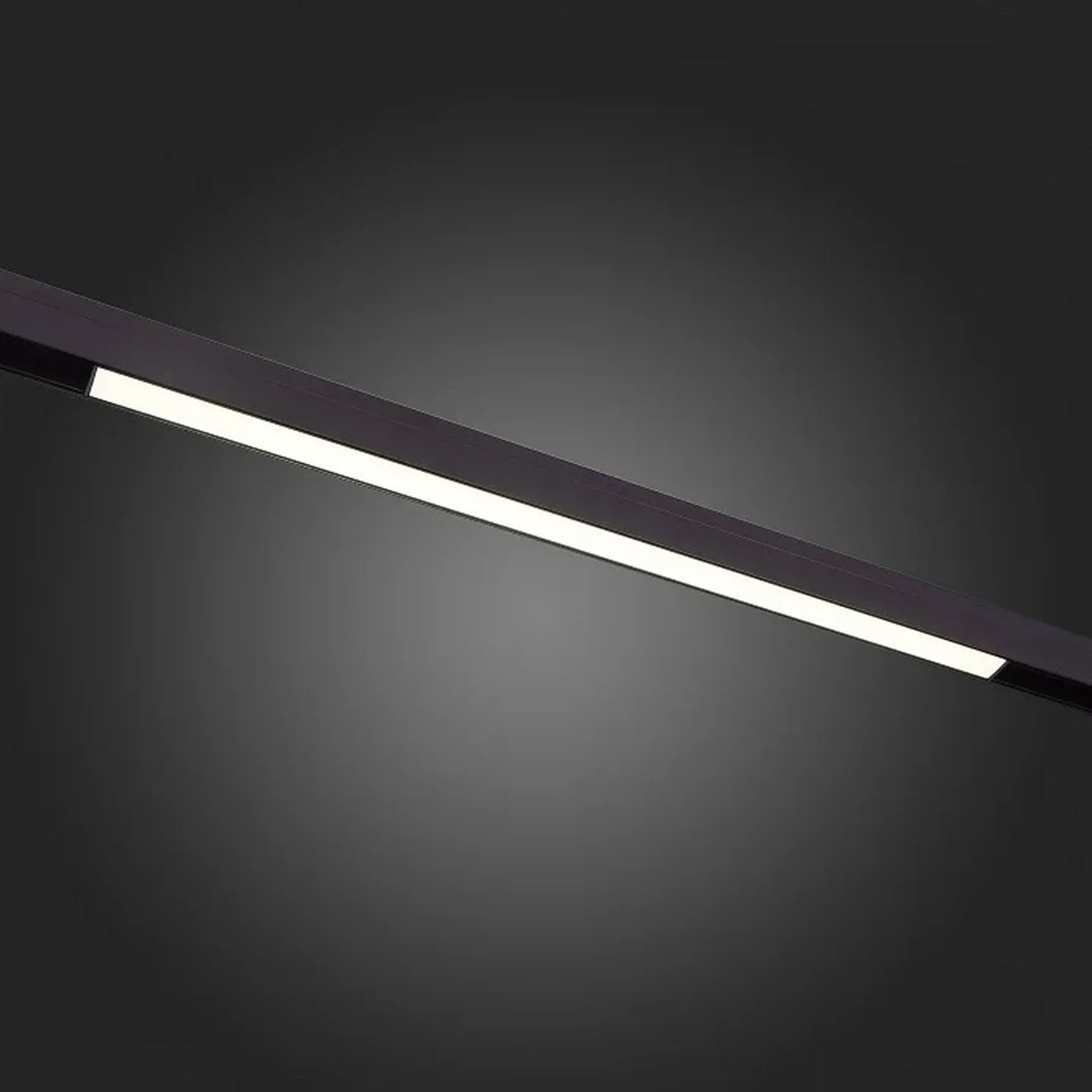 Магнитный трековый светильник Черный LED 1*20W 3000K 1 300Lm Ra>90 120 IP20 L606xW22xH44 48V