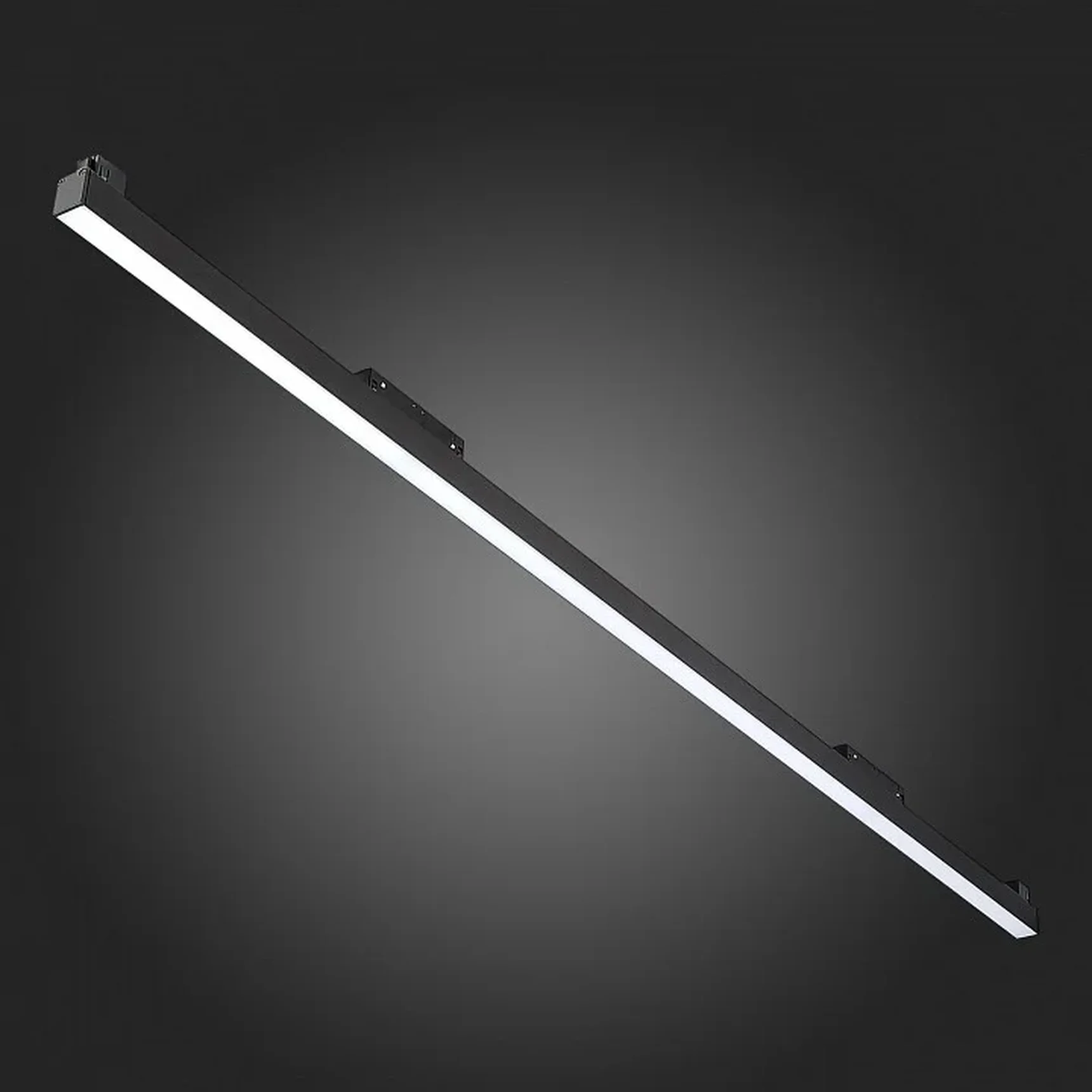 Магнитный трековый светильник Черный LED 1*40W 3000K 2 600Lm Ra>90 120 IP20 L1 206xW22xH44 48V