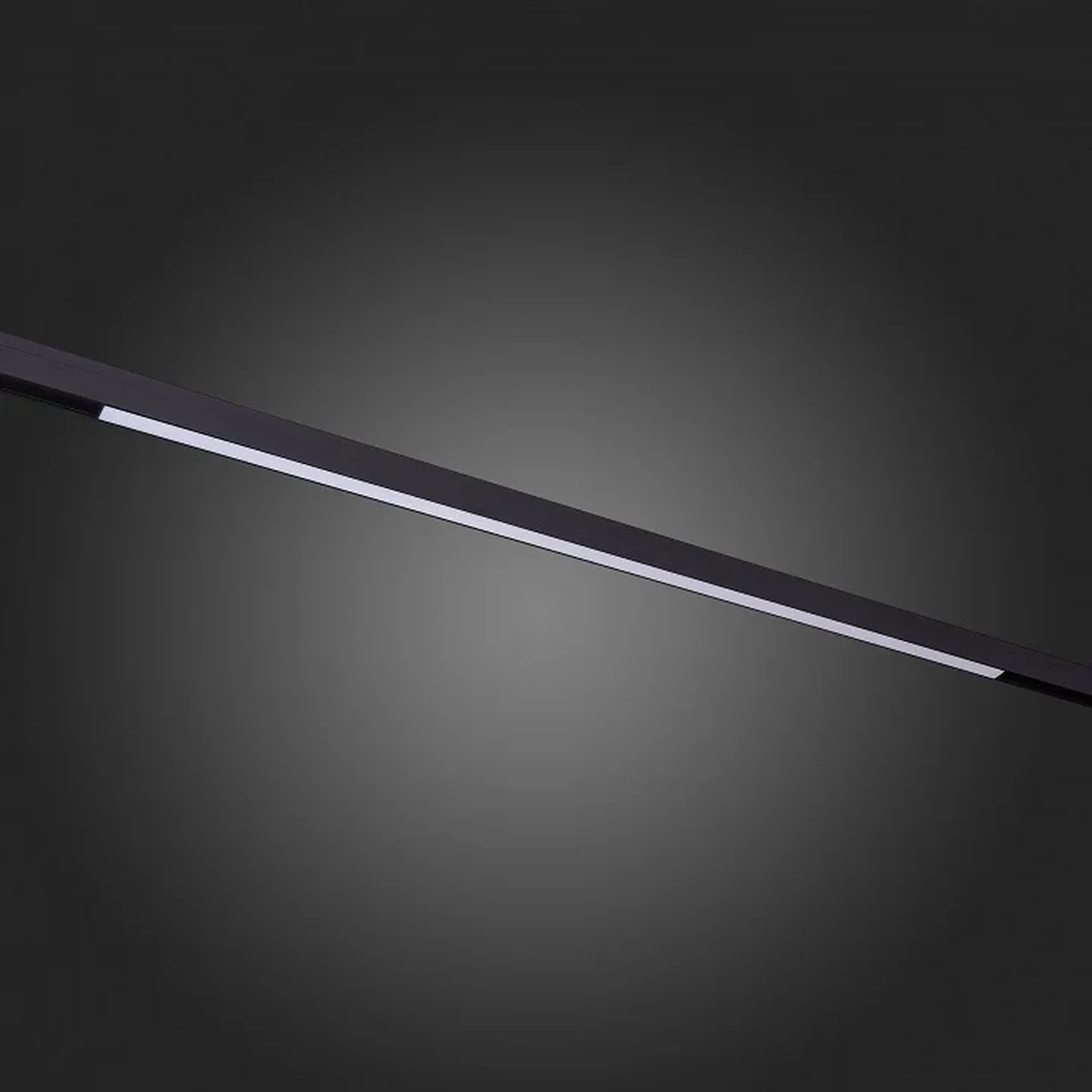 Магнитный трековый светильник Черный LED 1*40W 4000K 2 600Lm Ra>90 120 IP20 L1 206xW22xH44 48V