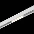Магнитный трековый светильник белый LED 1*6W 3000K 532Lm Ra>80 36° IP20 L115xW22xH44 48V
