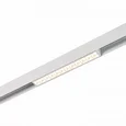 Магнитный трековый светильник белый LED 1*12W 3000K 1 009Lm Ra>80 36° IP20 L222xW22xH44 48V
