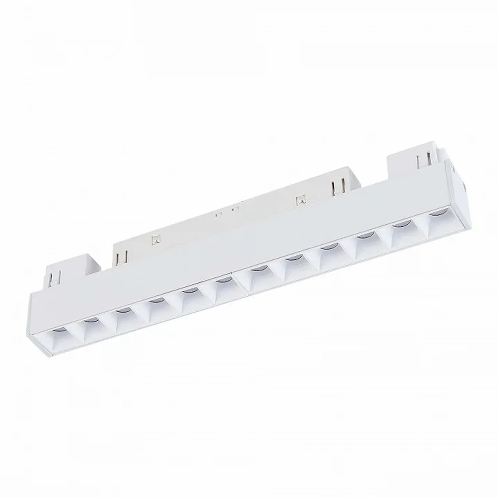 Магнитный трековый светильник белый LED 1*12W 3000K 1 009Lm Ra>80 36° IP20 L222xW22xH44 48V