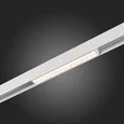 Магнитный трековый светильник белый LED 1*12W 3000K 1 009Lm Ra>80 36° IP20 L222xW22xH44 48V