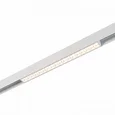 Магнитный трековый светильник белый LED 1*18W 3000K 1 407Lm Ra>80 36° IP20 L331xW22xH44 48V