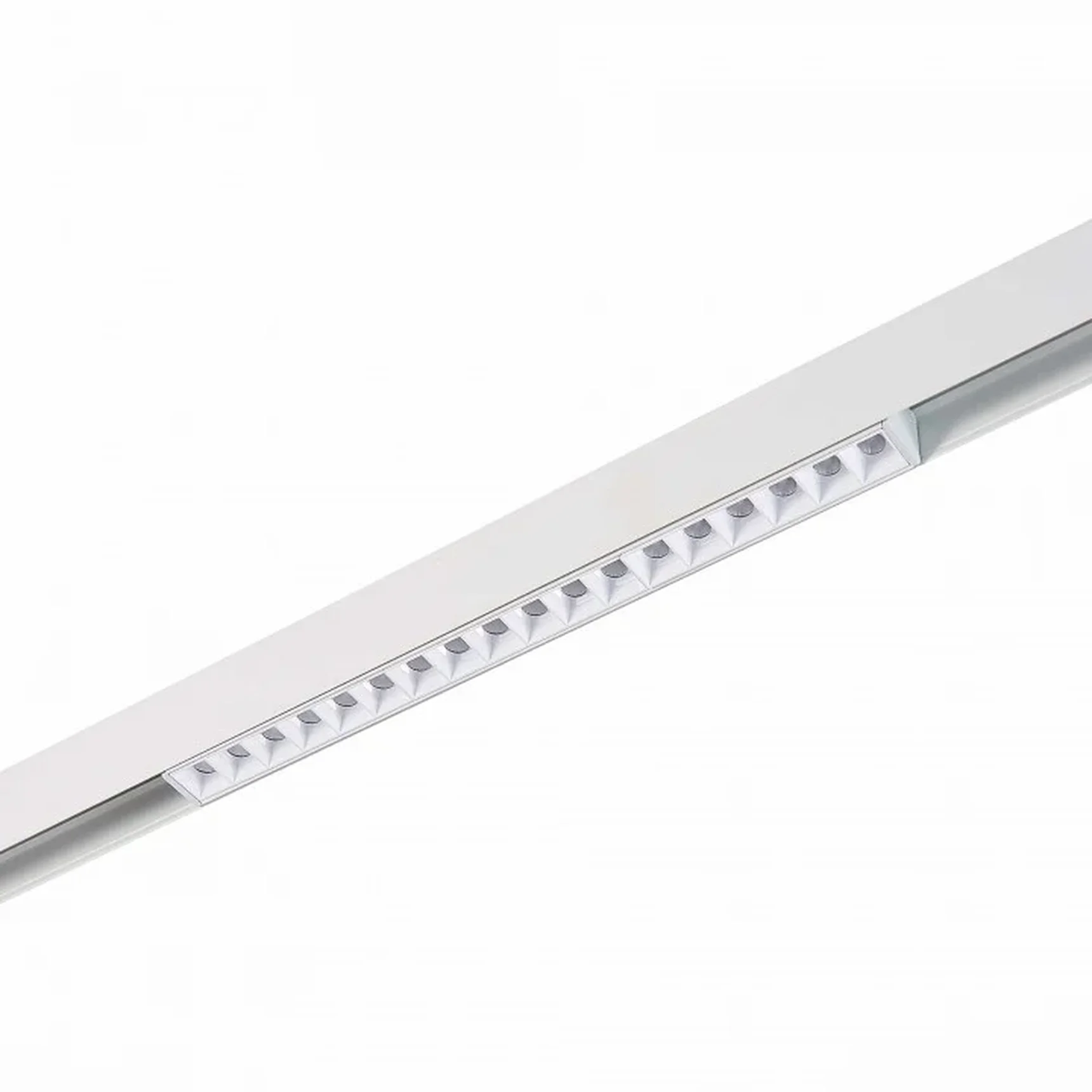 Магнитный трековый светильник белый LED 1*18W 3000K 1 407Lm Ra>80 36° IP20 L331xW22xH44 48V