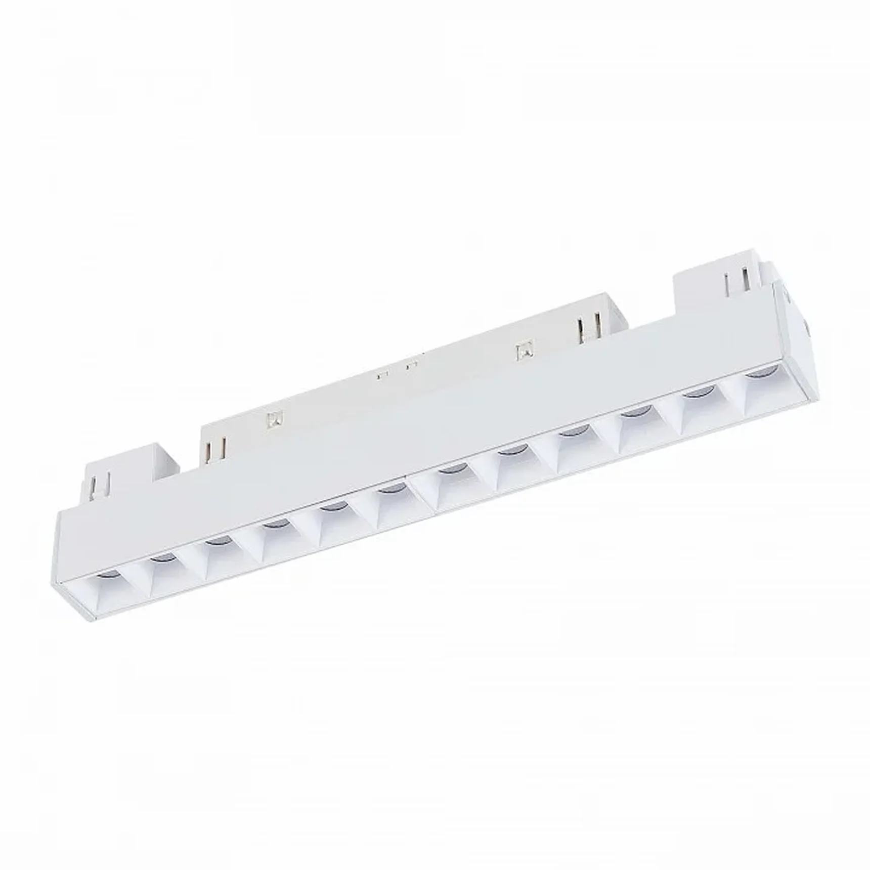 Магнитный трековый светильник белый LED 1*12W 4000K 1 009Lm Ra>80 36° IP20 L222xW22xH44 48V