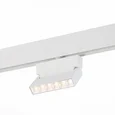 Магнитный трековый светильник белый LED 1*6W 3000K 532Lm Ra>80 36° IP20 L120xW22xH134 48V