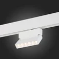 Магнитный трековый светильник белый LED 1*6W 3000K 532Lm Ra>80 36° IP20 L120xW22xH134 48V