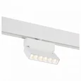 Магнитный трековый светильник белый LED 1*6W 3000K 532Lm Ra>80 36° IP20 L120xW22xH134 48V