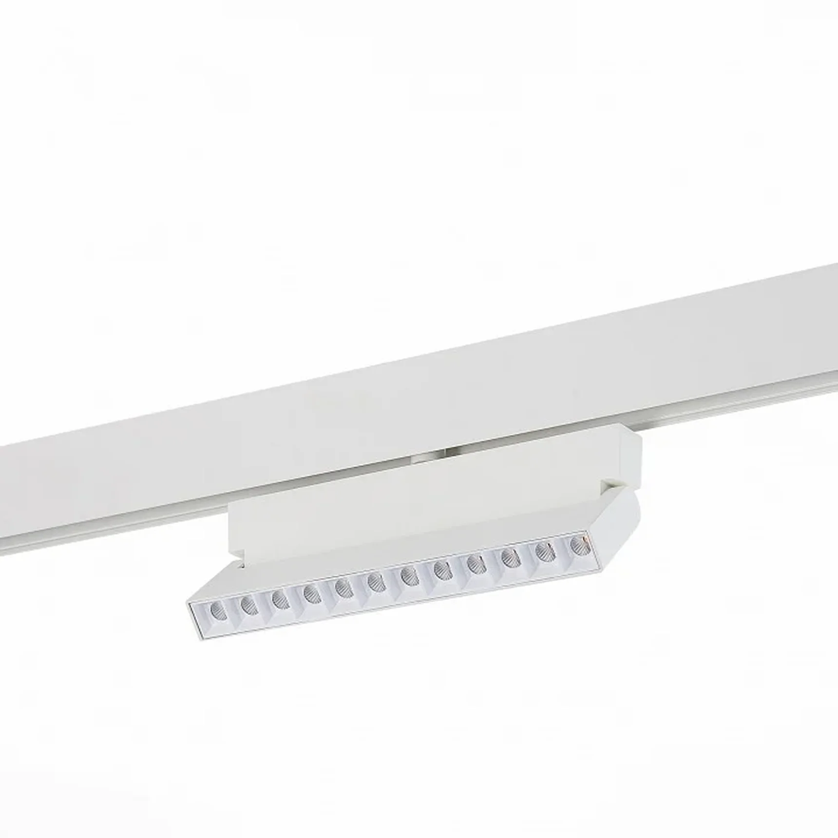 Магнитный трековый светильник белый LED 1*12W 3000K 1 009Lm Ra>80 36° IP20 L219xW22xH134 48V
