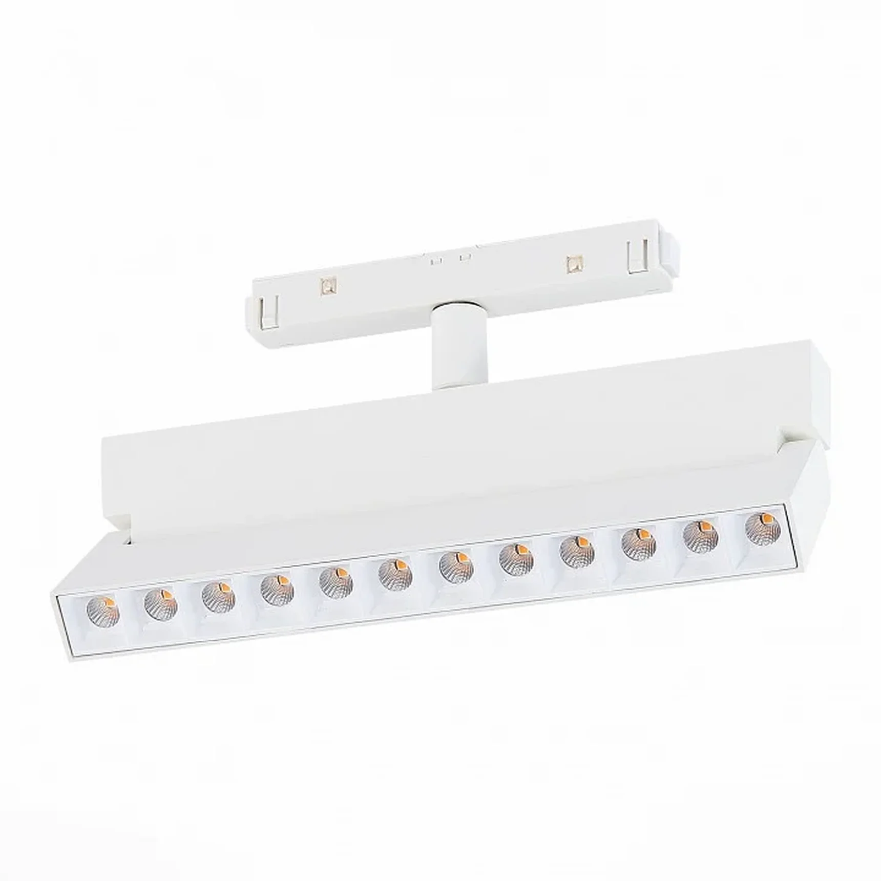 Магнитный трековый светильник белый LED 1*12W 3000K 1 009Lm Ra>80 36° IP20 L219xW22xH134 48V
