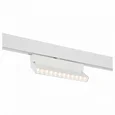 Магнитный трековый светильник белый LED 1*12W 3000K 1 009Lm Ra>80 36° IP20 L219xW22xH134 48V