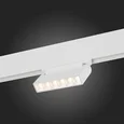 Магнитный трековый светильник белый LED 1*6W 3000K 532Lm Ra>80 36° IP20 L120xW22xH108 48V