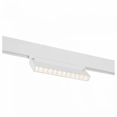 Магнитный трековый светильник белый LED 1*12W 3000K 1 009Lm Ra>80 36° IP20 L219xW22xH108 48V