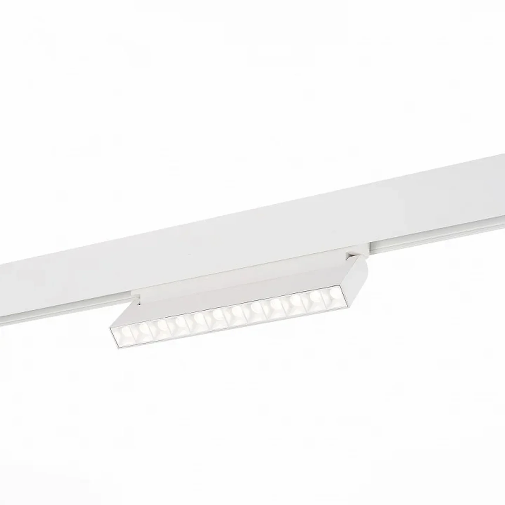 Магнитный трековый светильник белый LED 1*12W 4000K 1 009Lm Ra>80 36о IP20 L219xW22xH108 48V