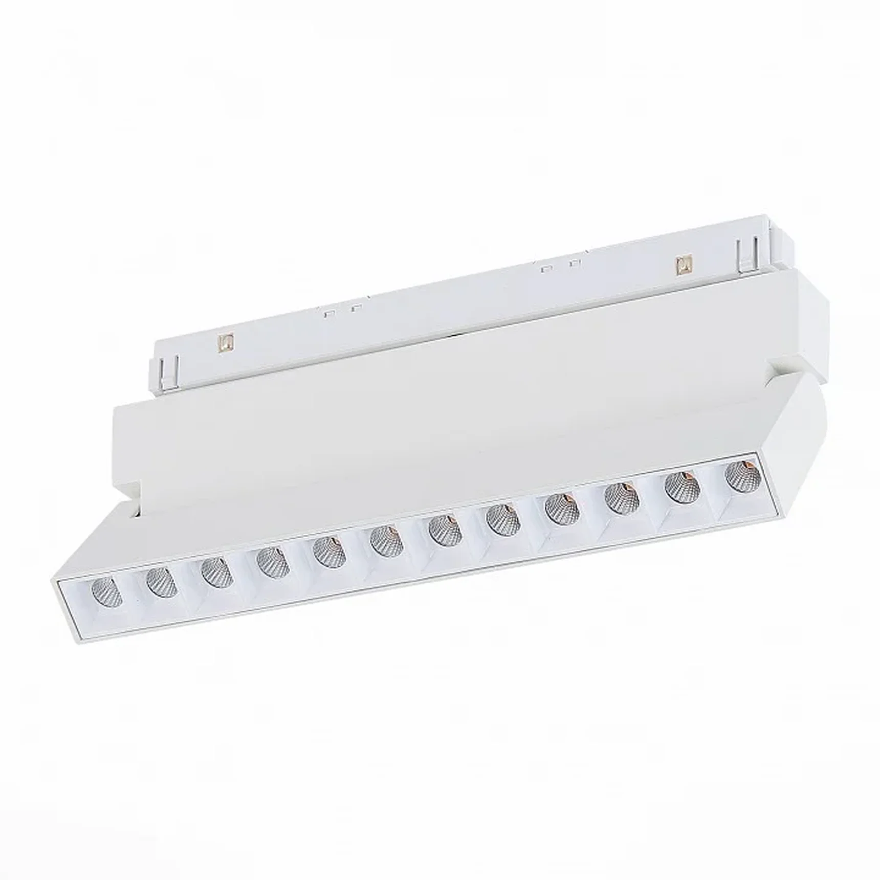 Магнитный трековый светильник белый LED 1*12W 4000K 1 009Lm Ra>80 36о IP20 L219xW22xH108 48V