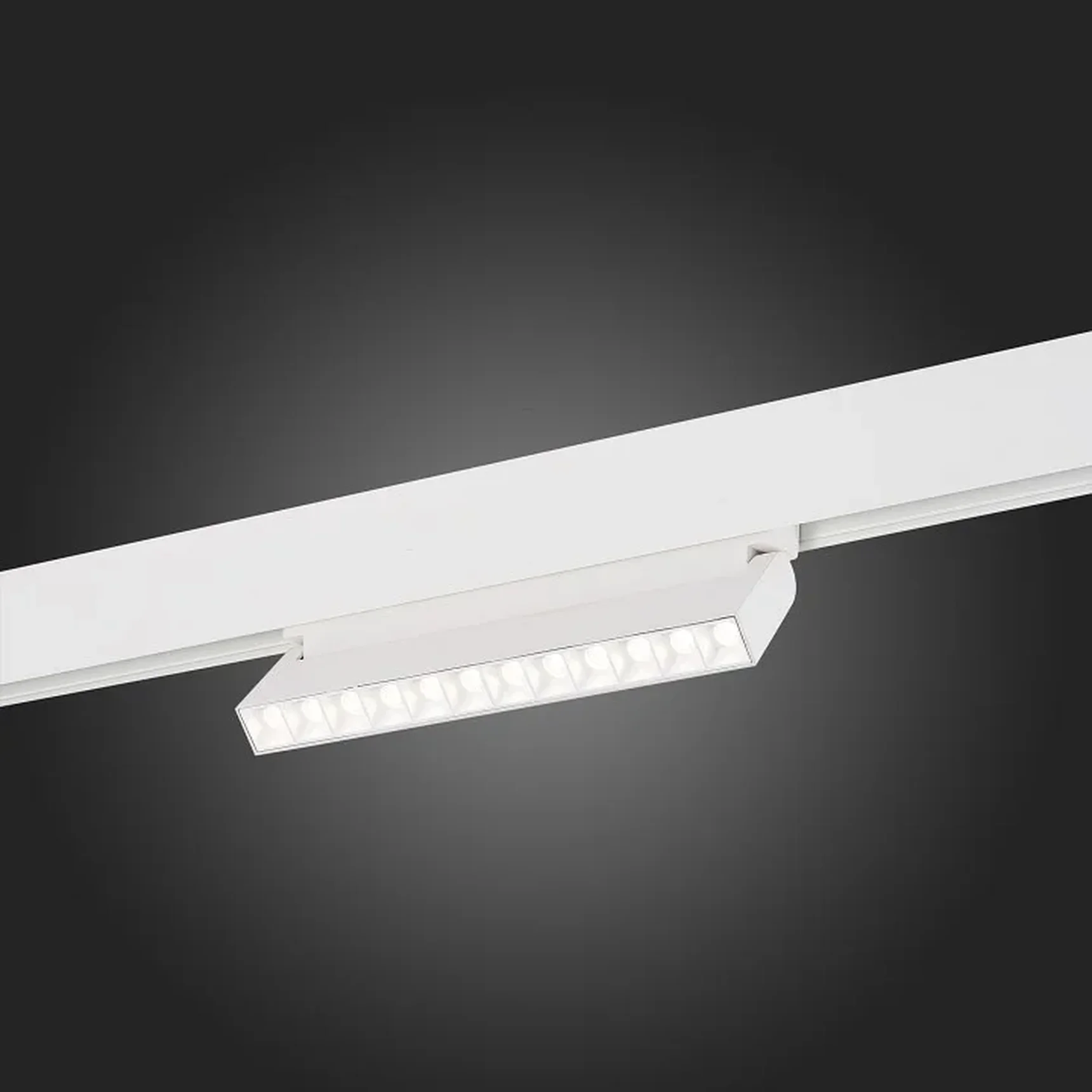 Магнитный трековый светильник белый LED 1*12W 4000K 1 009Lm Ra>80 36о IP20 L219xW22xH108 48V