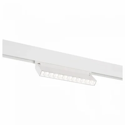 Магнитный трековый светильник белый LED 1*12W 4000K 1 009Lm Ra>80 36о IP20 L219xW22xH108 48V