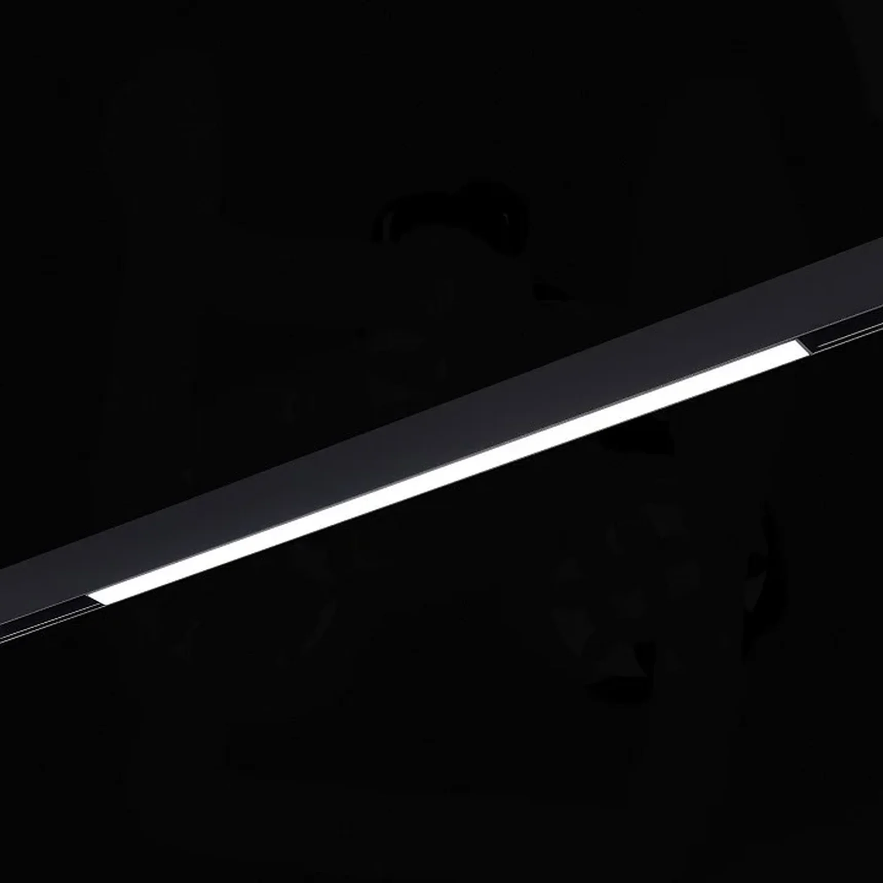 Магнитный трековый светильник SMART Черный LED 1*18W 2700K-6500K 1 440Lm Ra90 120° IP20 L600xW22xH2