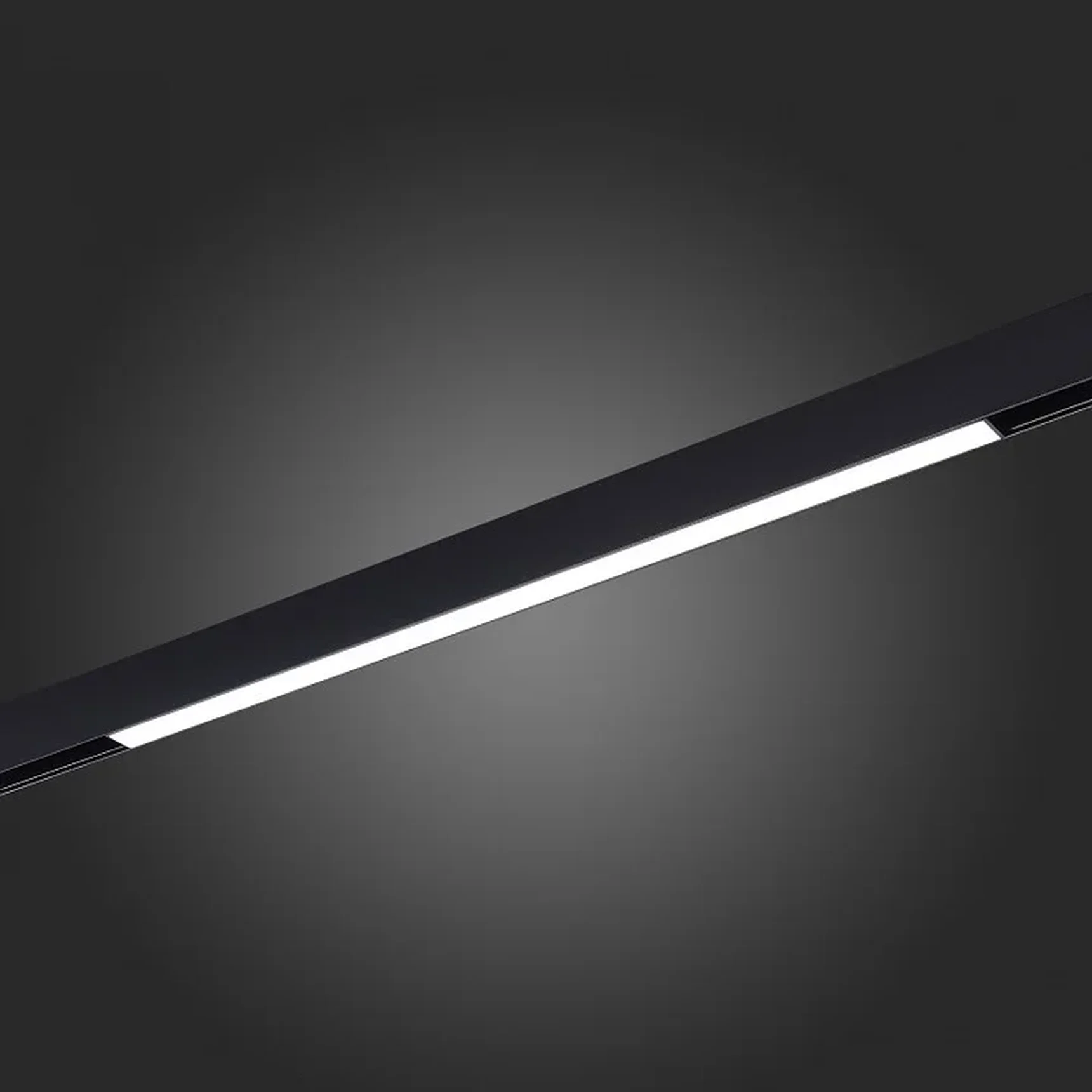 Магнитный трековый светильник SMART Черный LED 1*18W 2700K-6500K 1 440Lm Ra90 120° IP20 L600xW22xH2