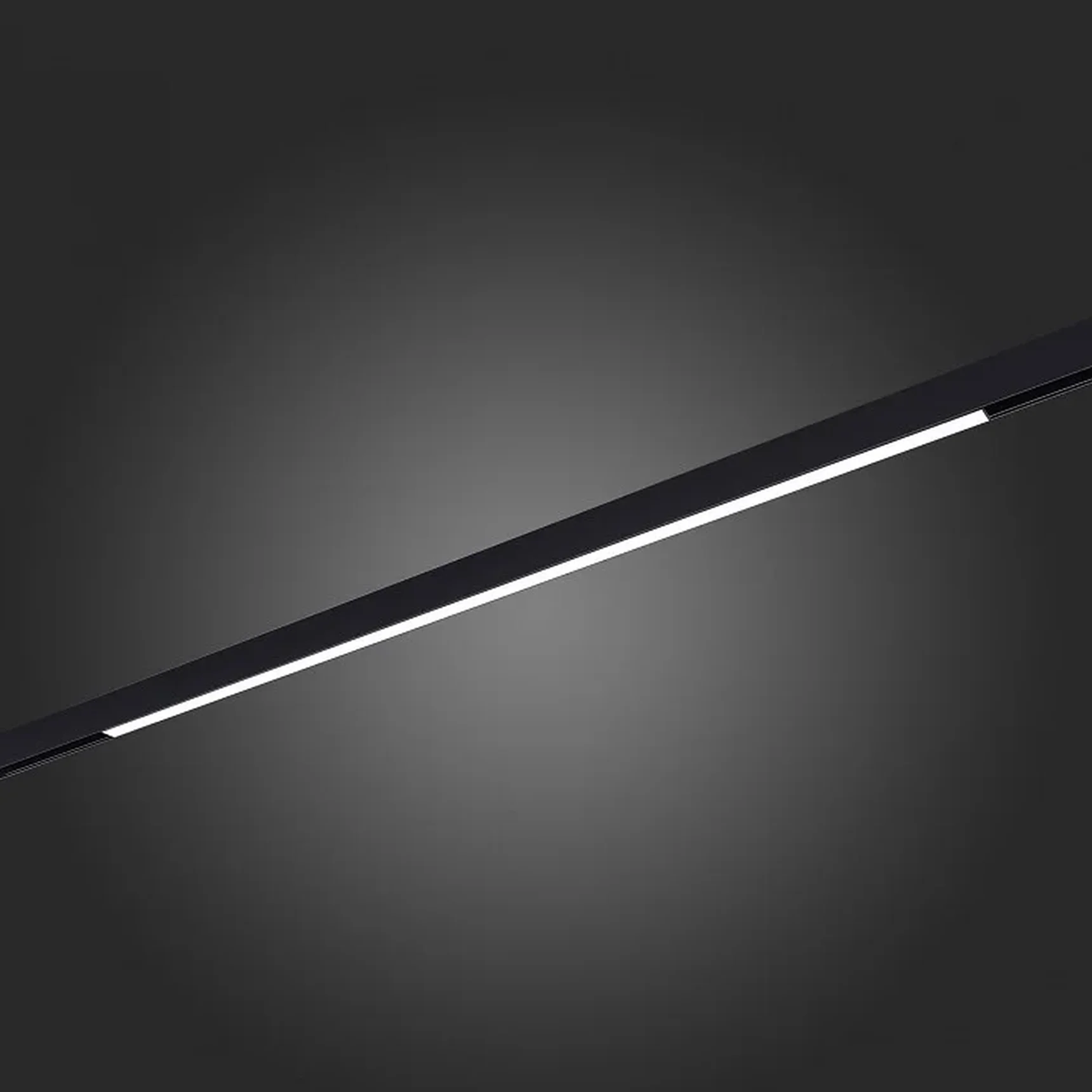 Магнитный трековый светильник SMART Черный LED 1*36W 2700K-6500K 2 890Lm Ra90 120° IP20 L1 200xW22x