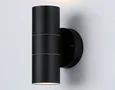 Светильник уличный настенный архитектурный ST3707/2 BK черный IP54 GU10/2 max 35W 160*60*95