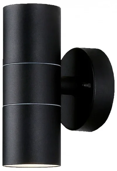 Светильник уличный настенный архитектурный ST3707/2 BK черный IP54 GU10/2 max 35W 160*60*95
