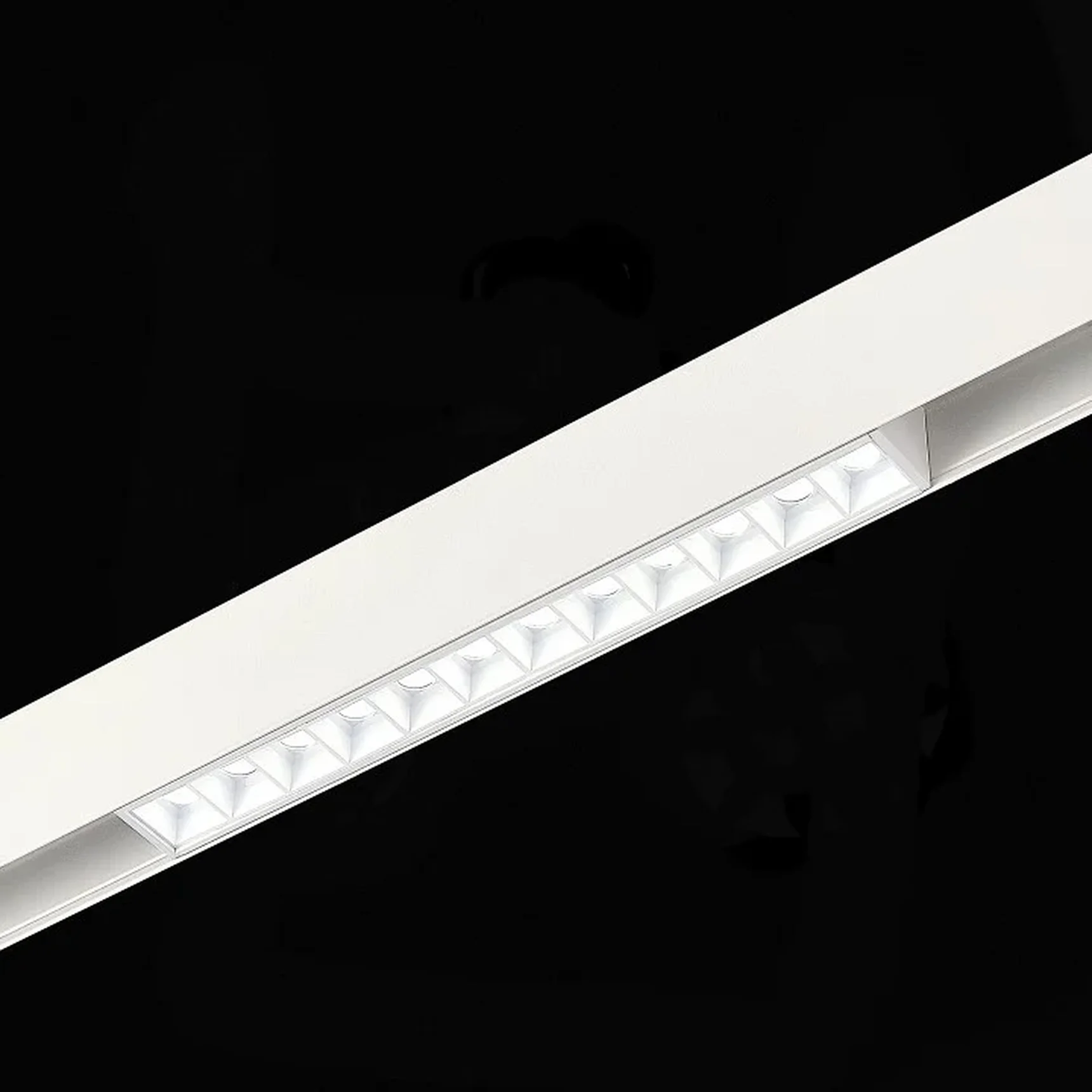 Магнитный трековый светильник SMART Белый LED 1*12W 2700K-6500K 1 080Lm Ra90 36° IP20 L270xW22xH25