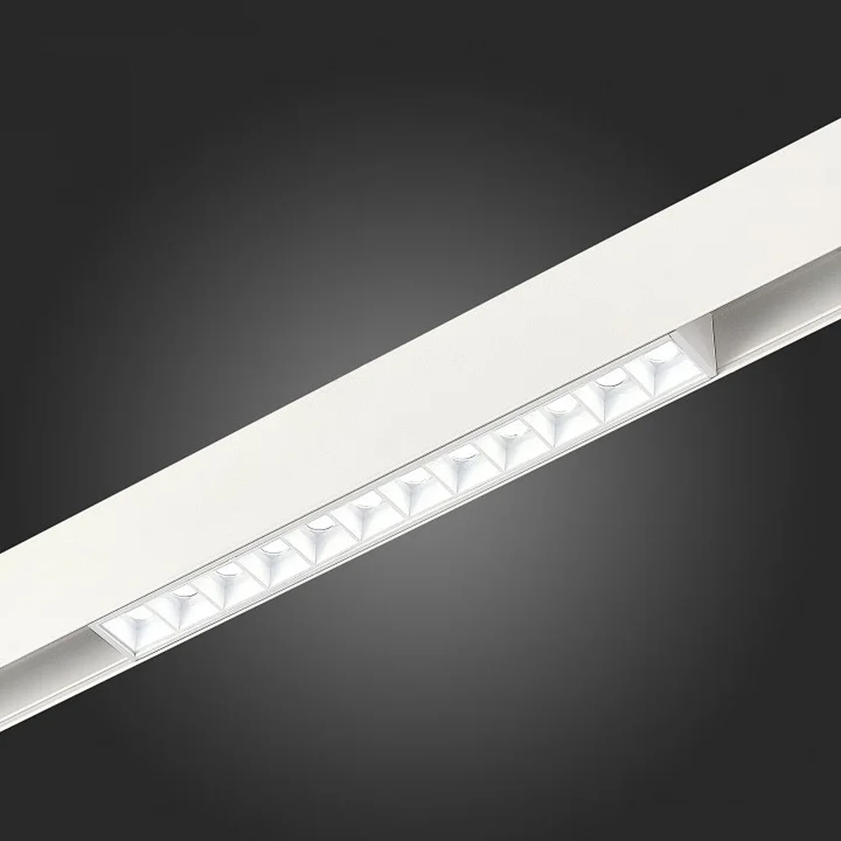Магнитный трековый светильник SMART Белый LED 1*12W 2700K-6500K 1 080Lm Ra90 36° IP20 L270xW22xH25