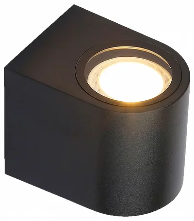 Светильник уличный настенный архитектурный ST3722 BK черный IP65 GU10 max 35W 80*72*95