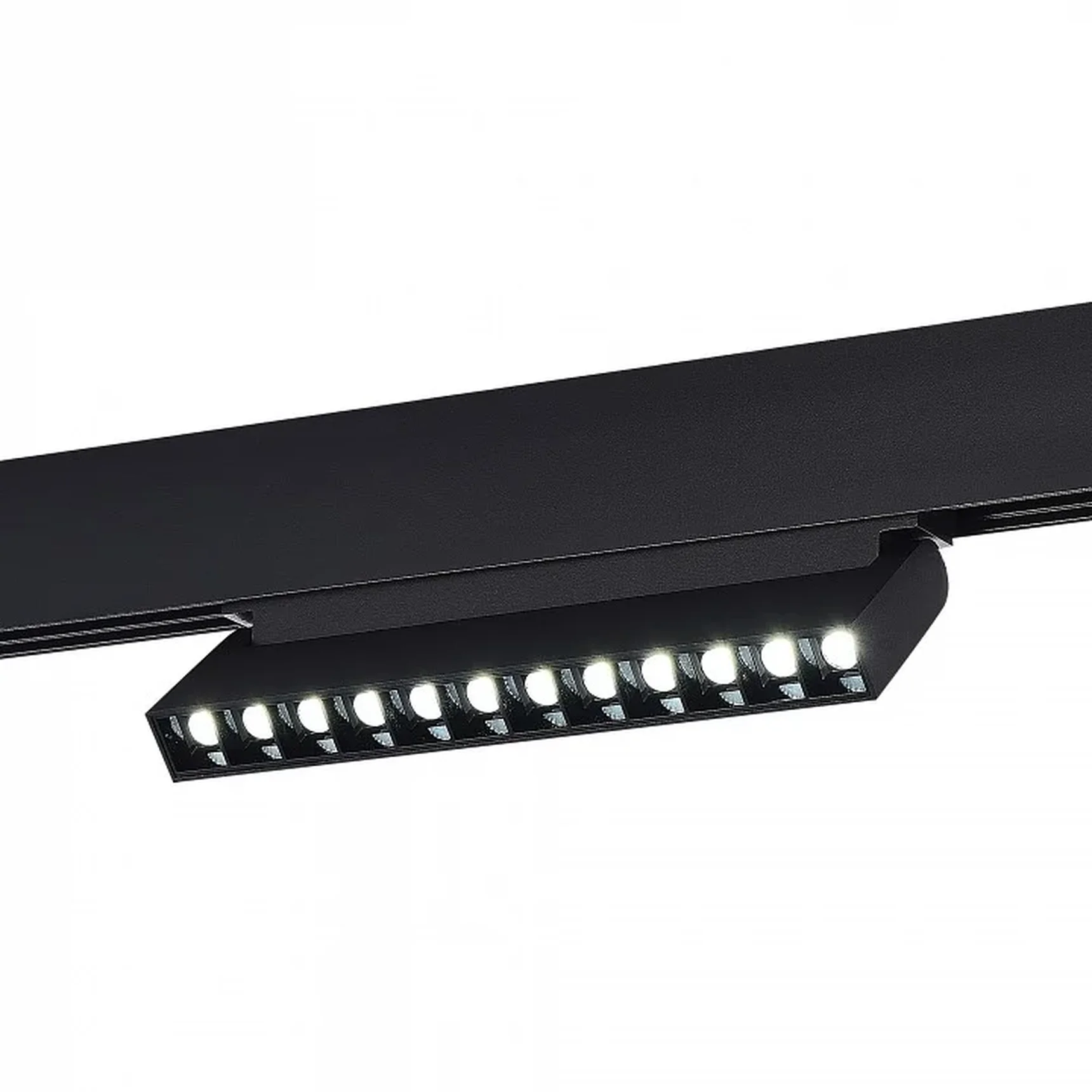 Магнитный трековый светильник SMART Черный LED 1*12W 2700K-6500K 1 080Lm Ra90 36° IP20 L225xW22xH13