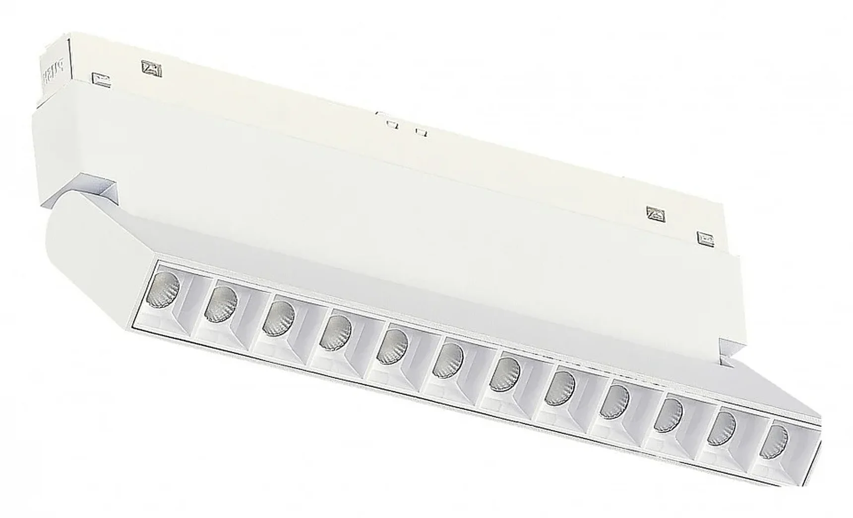 Магнитный трековый светильник SMART Белый LED 1*12W 2700K-6500K 1 080Lm Ra90 36° IP20 L225xW22xH136