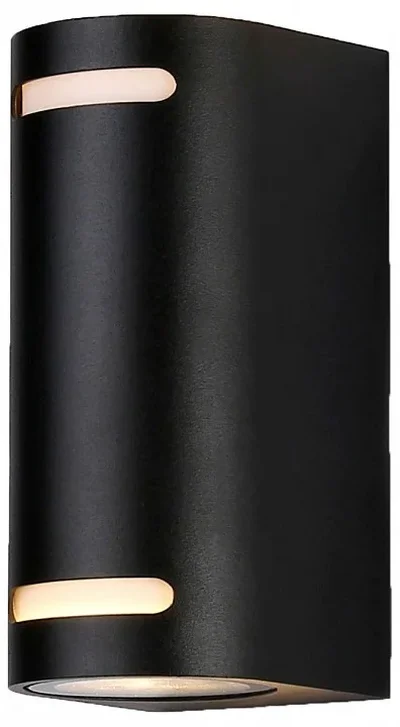 Светильник уличный настенный архитектурный ST3744/2 BK черный IP54 GU10/2 max 35W 150*68*92